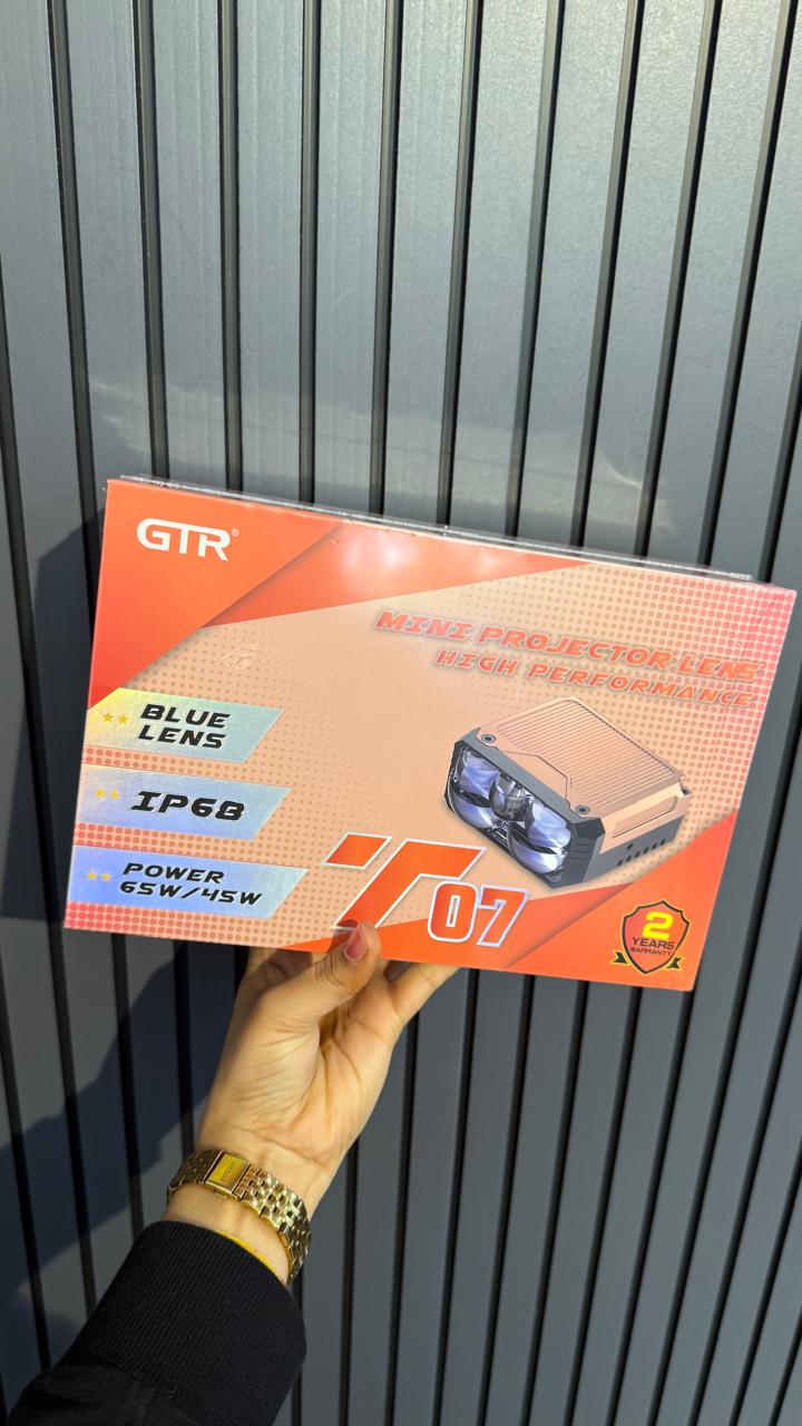 GTR T07 Mini Projector LED Fog Light grill light- 10 lenses