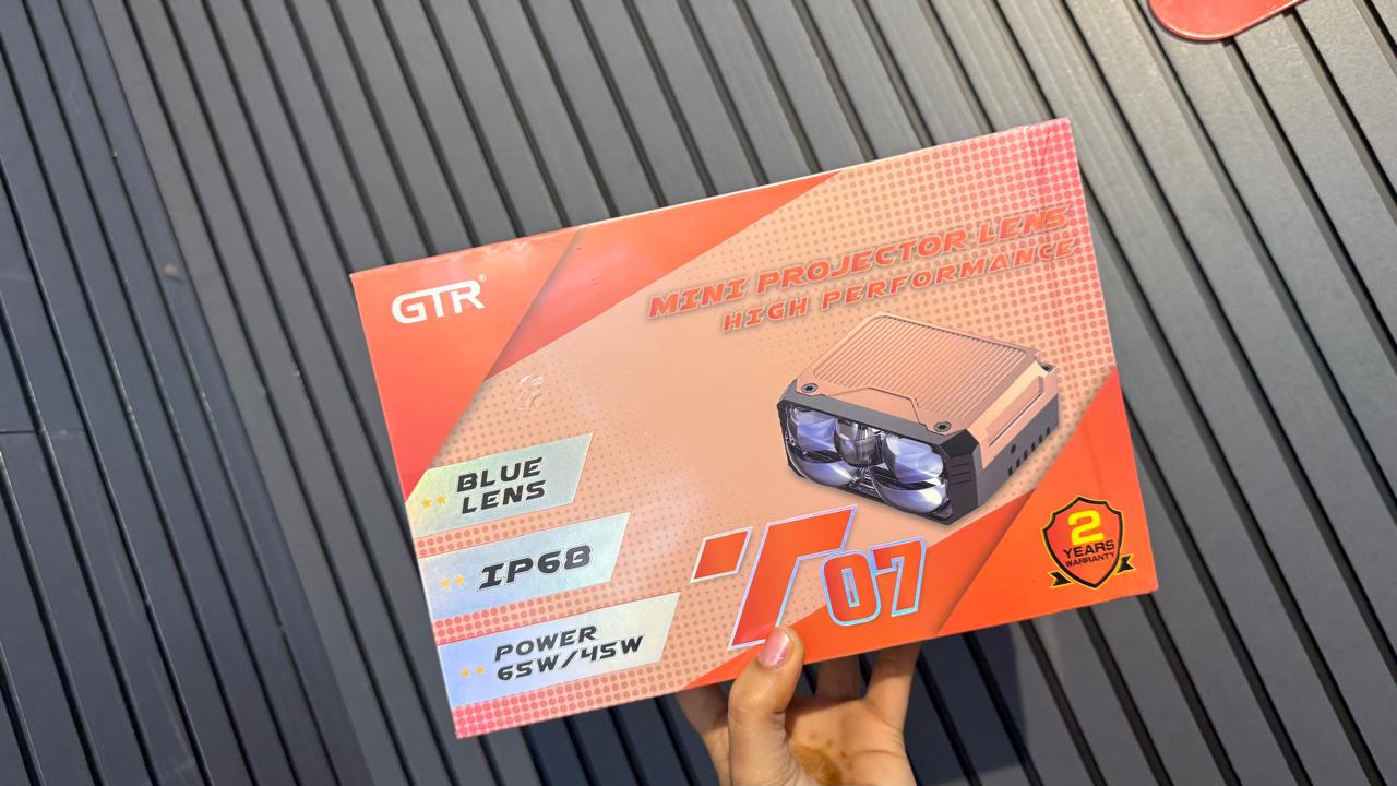 GTR T07 Mini Projector LED Fog Light grill light- 10 lenses