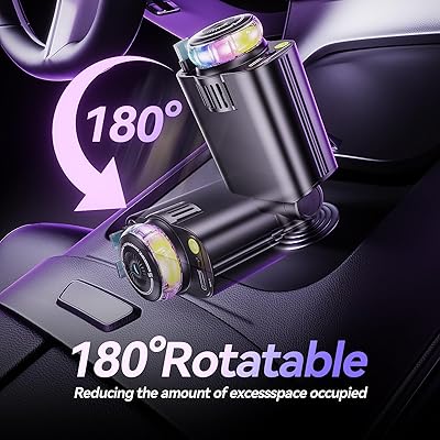 5 in 1 Starlight Car Charger with Perfume Diffuser & Fast Charging (45W)