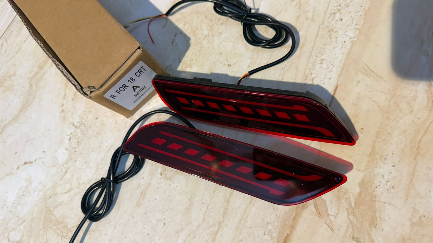 Creta Reflector Back Light Rear Bumper led Reflector Back Light 2018 19 model