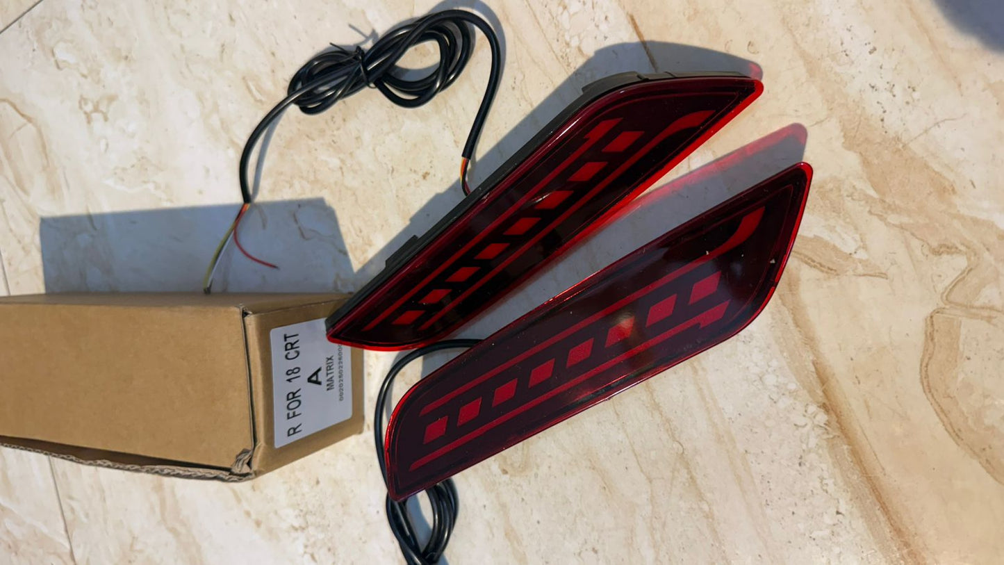 Creta Reflector Back Light Rear Bumper led Reflector Back Light 2018 19 model
