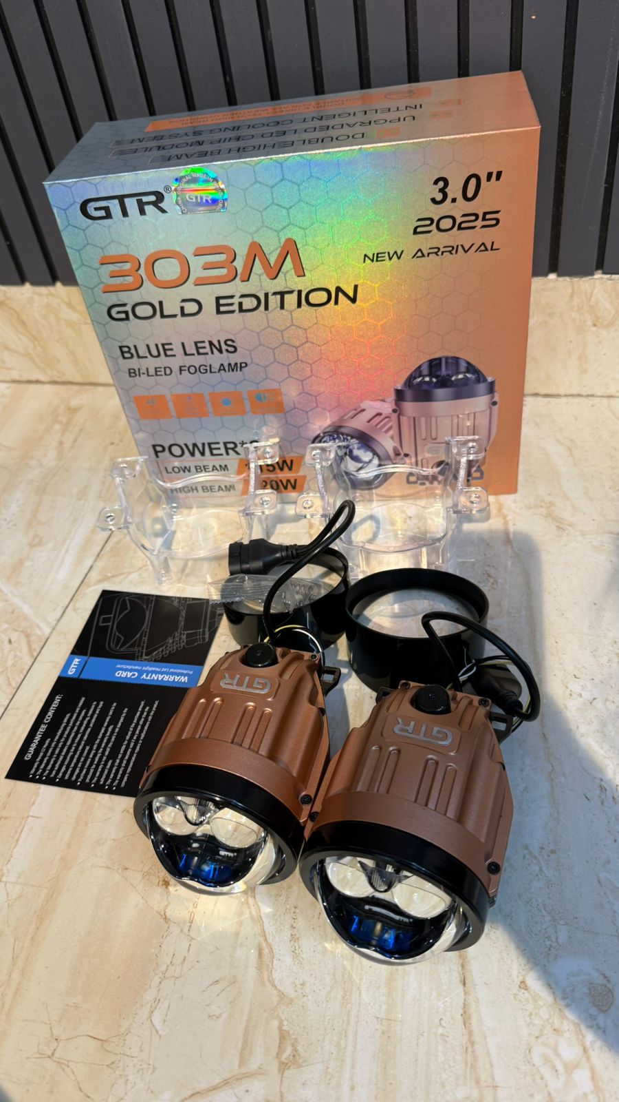 GTR 303 M Double Laser Gold Edition Fog Projector 3 Inch