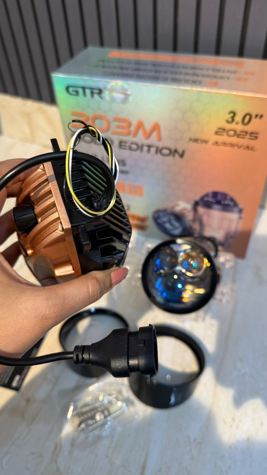 GTR 303 M Double Laser Gold Edition Fog Projector 3 Inch