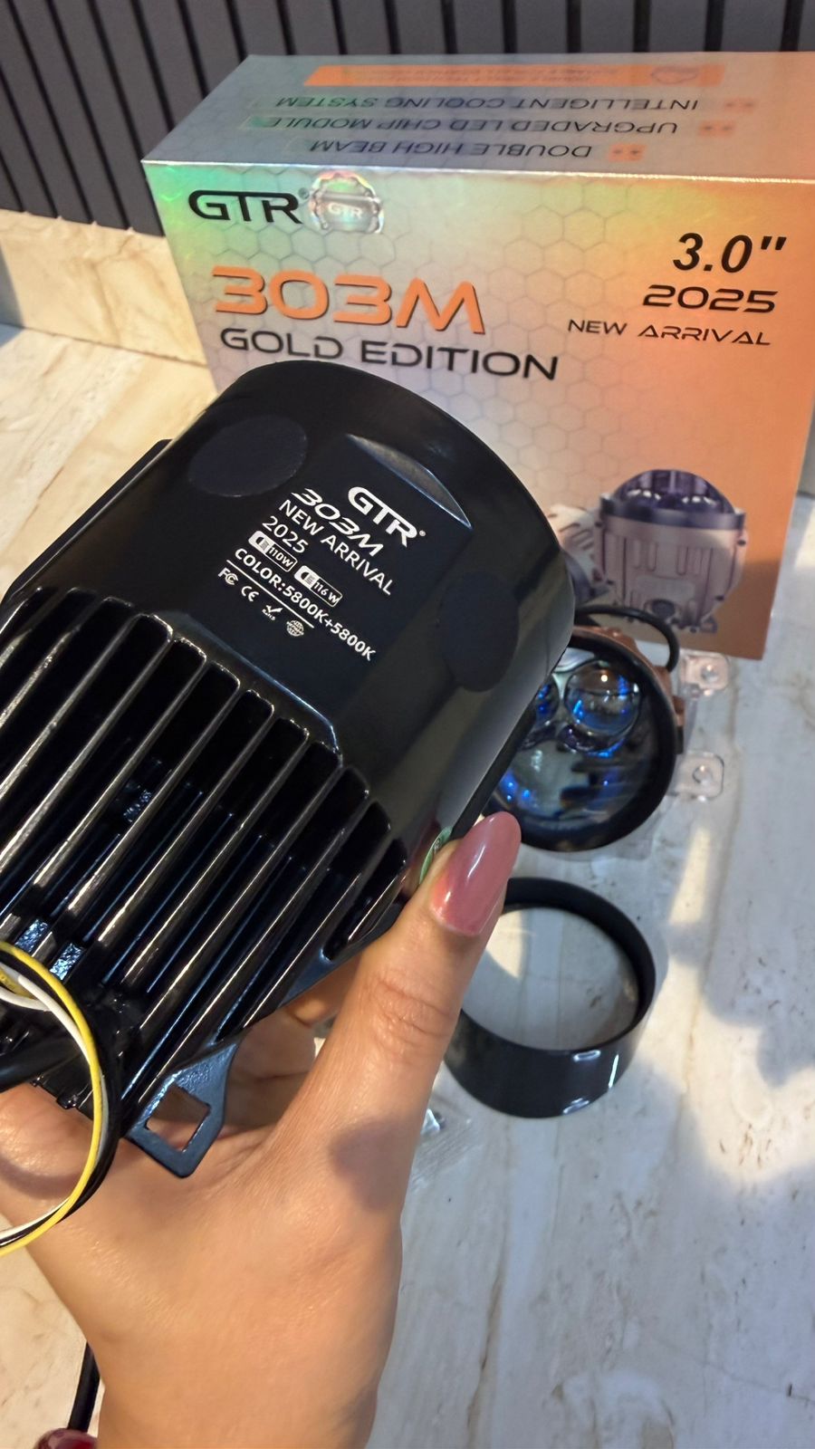 GTR 303 M Double Laser Gold Edition Fog Projector 3 Inch