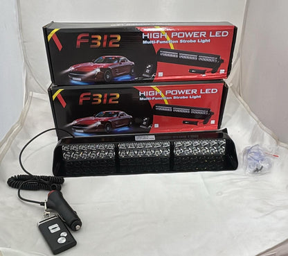 Multi Function Emergency Strobe Light High Power Flashing Deck dash Lamp 36 Led Red Blue