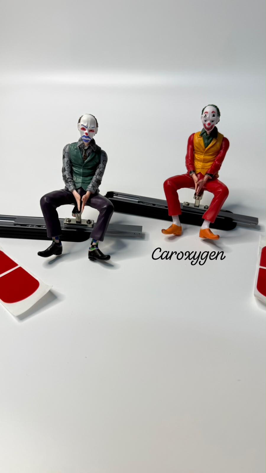 Caroxygen  Car Dashboard Sliding Joker  | Sitting Joker Figurine with Mask