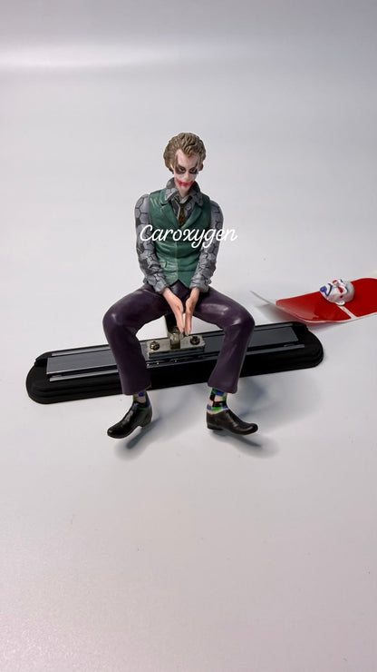 Caroxygen  Car Dashboard Sliding Joker  | Sitting Joker Figurine with Mask