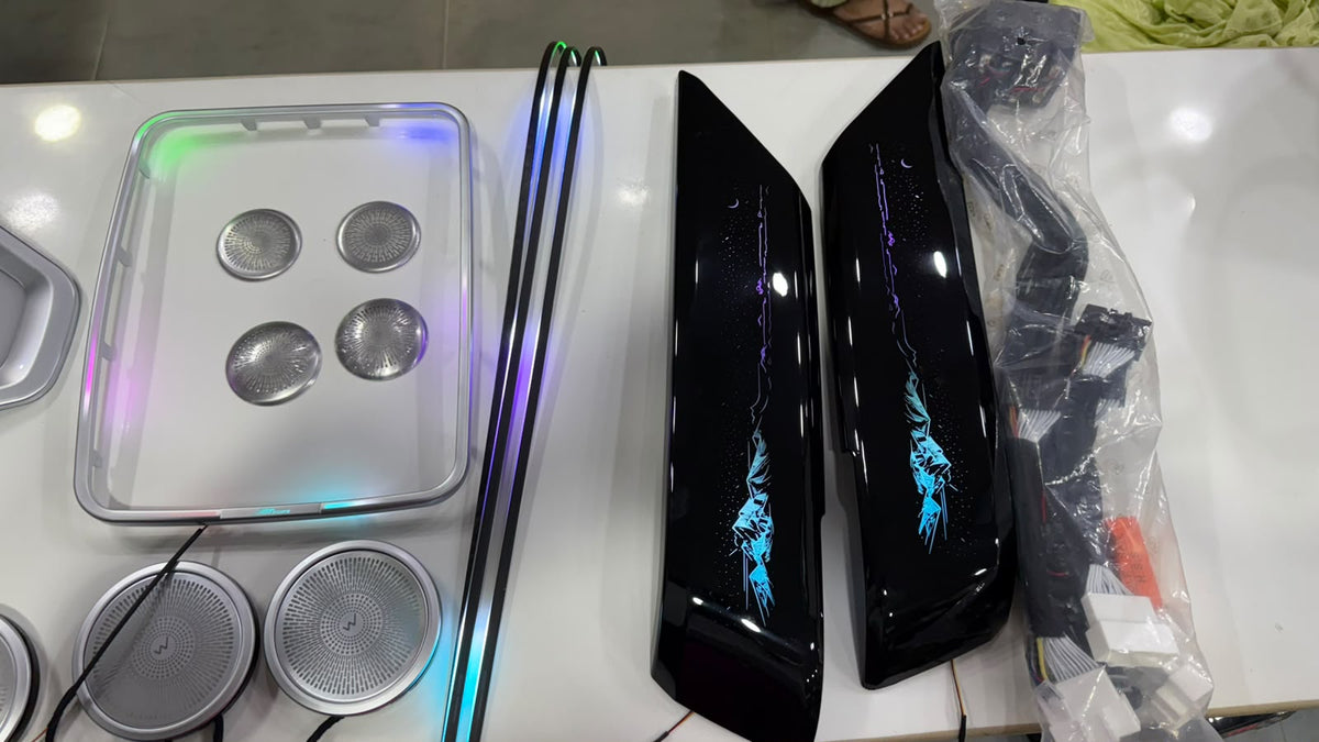 CAROXYGEN Premium  LED Ambient Lighting Kit Compatible with Range Rover Vogue 26 pcs kit-1 year warranty