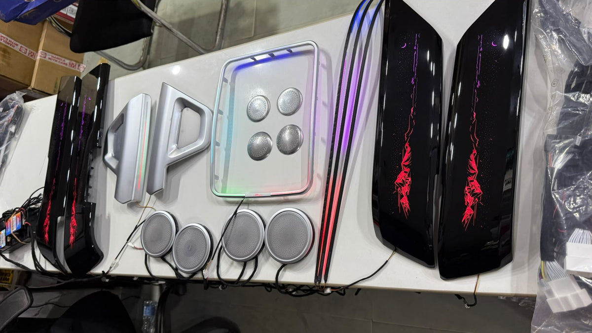 CAROXYGEN Premium  LED Ambient Lighting Kit Compatible with Range Rover Vogue 26 pcs kit-1 year warranty