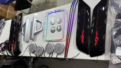 CAROXYGEN Premium  LED Ambient Lighting Kit Compatible with Range Rover Vogue 26 pcs kit-1 year warranty