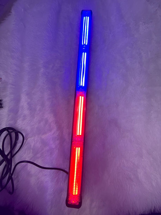 Led strobe lights cob led light, safety flashing red blue lights bars with cigar lighter for bikes, car heavy vehicles (Cob Light )