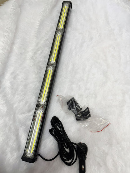 Led strobe lights cob led light, safety flashing red blue lights bars with cigar lighter for bikes, car heavy vehicles (Cob Light )