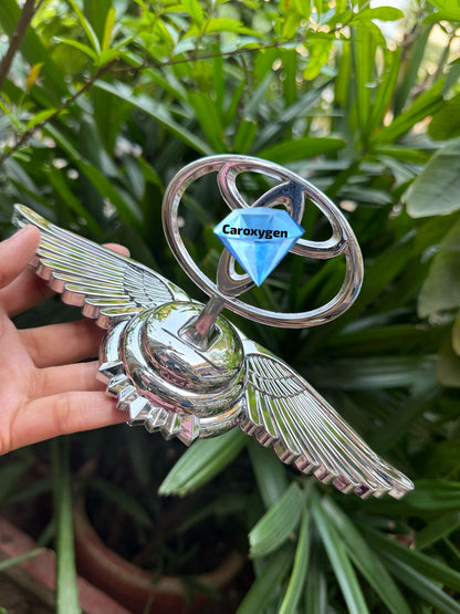 Car Front Hood Bonnet Emblem Ornament Wing Style Suit for All The Vehicles