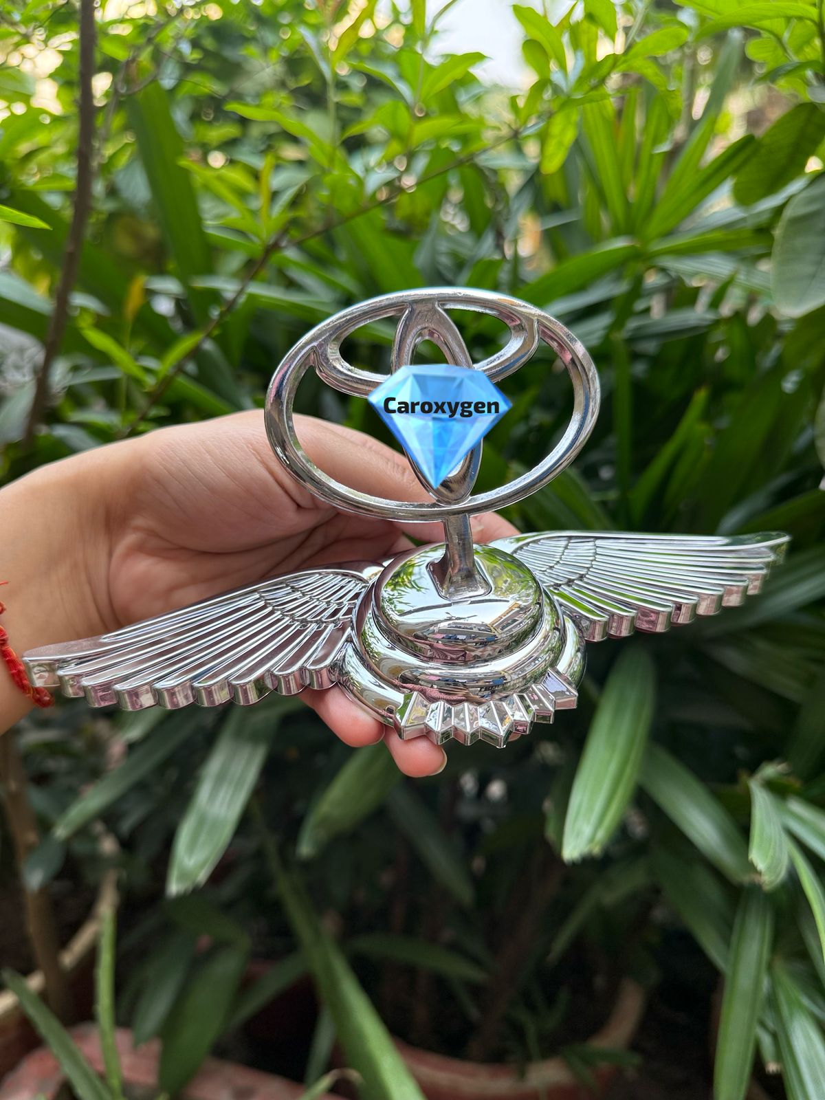 Car Front Hood Bonnet Emblem Ornament Wing Style Suit for All The Vehicles