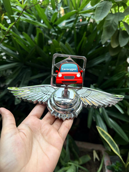 Car Front Hood Bonnet Emblem Ornament Wing Style Suit for All The Vehicles