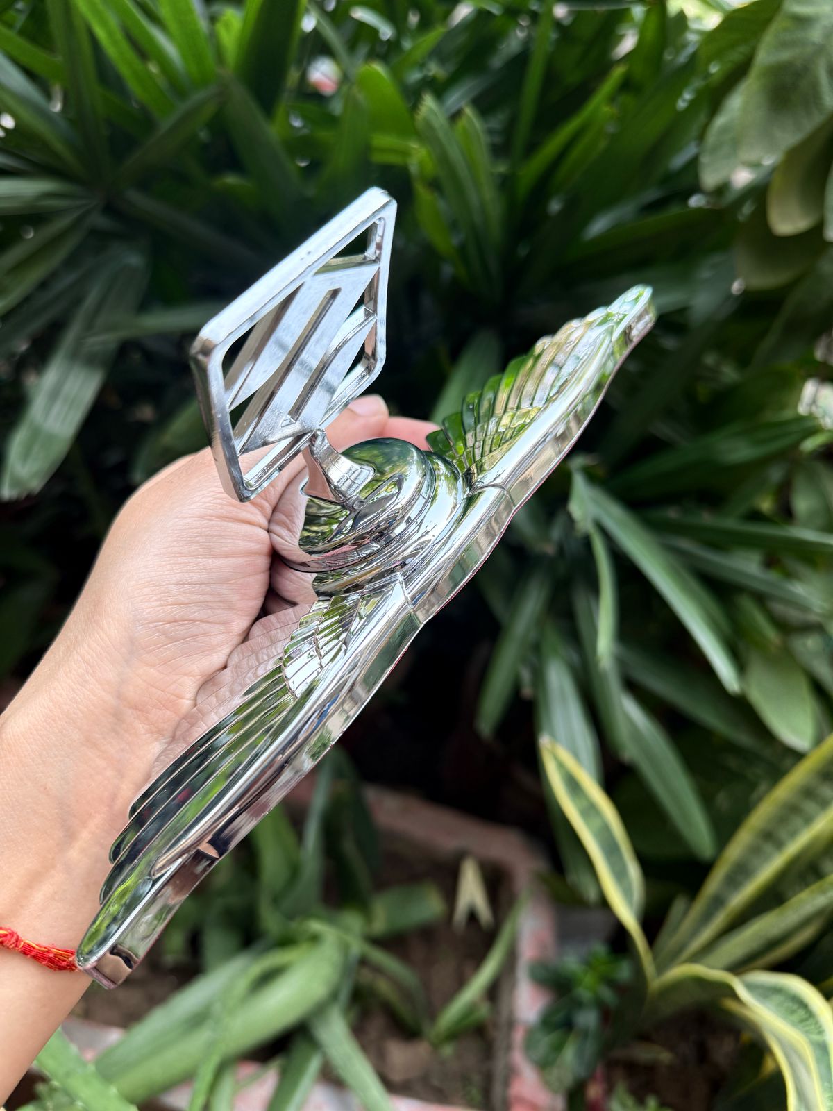 Car Front Hood Bonnet Emblem Ornament Wing Style Suit for All The Vehicles