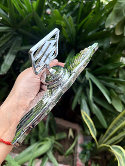 Car Front Hood Bonnet Emblem Ornament Wing Style Suit for All The Vehicles