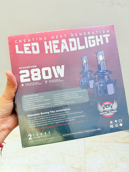 Caroxygen Dark shine creating next generation led headlight bulb 280w