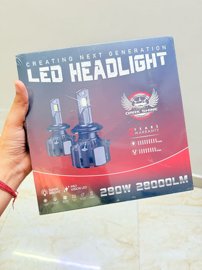 Caroxygen Dark shine creating next generation led headlight bulb 280w