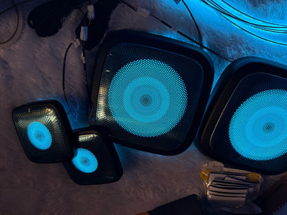 Cardi Ambient LED Light for Mahindra Thar Specific 2020 Onwards (with 4 pcs Side Speaker RIng Light ))