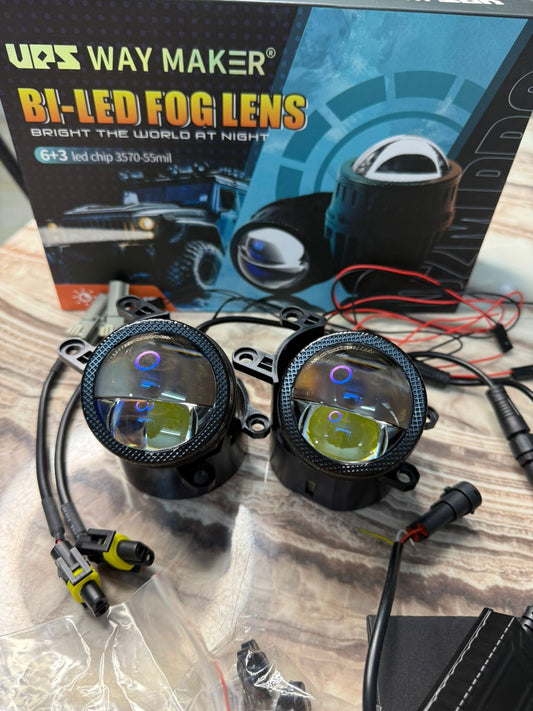 Ups waymaker Q2M Pro Bi-led fog lens 120 Watt -2 Inch With 1 Year Warranty