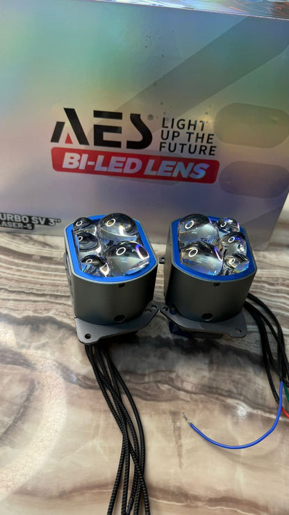 AES BI-LED Projector Lens 3 Inch Turbo SV Laser-5 -1 year warrenty