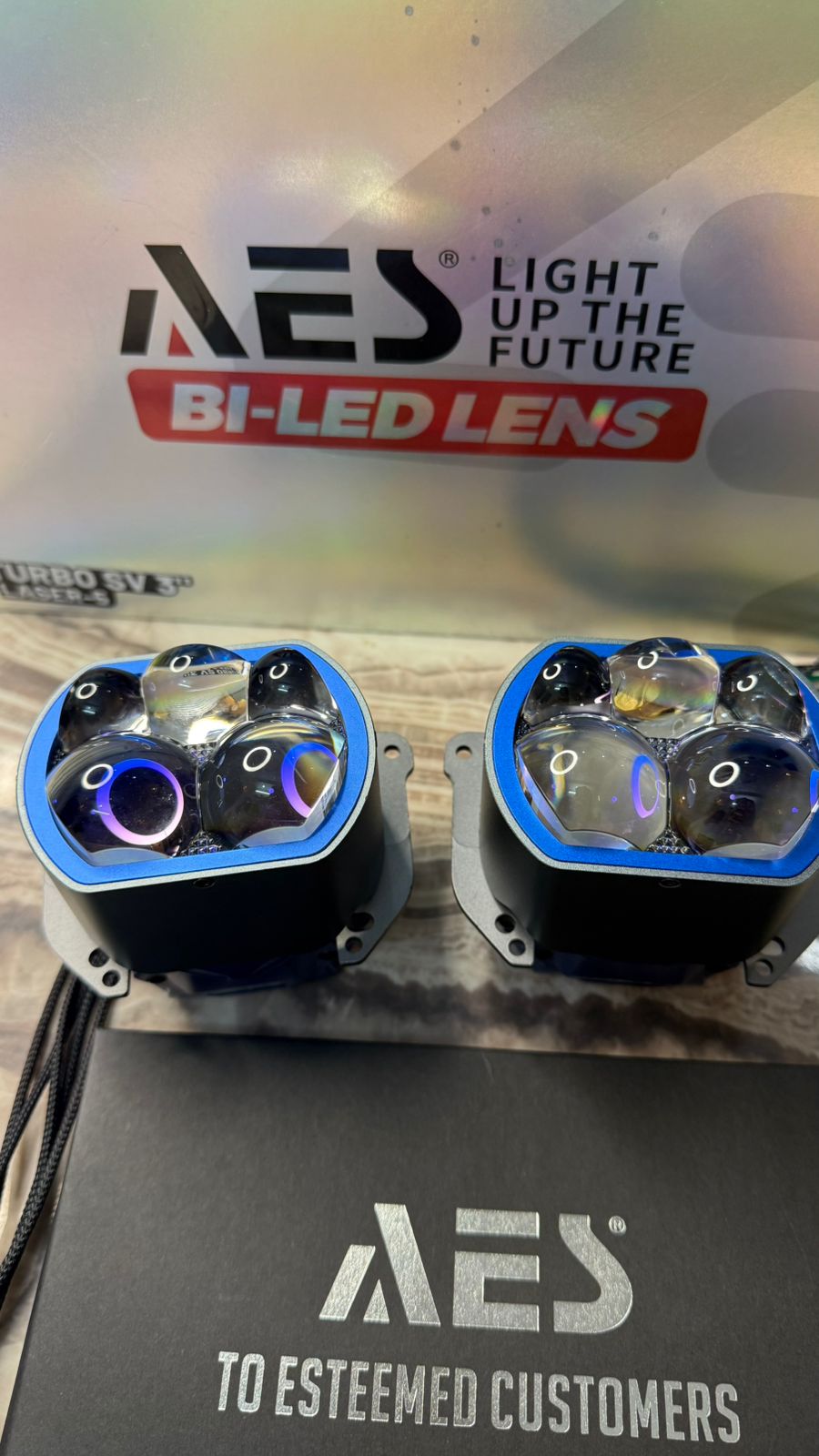 AES BI-LED Projector Lens 3 Inch Turbo SV Laser-5 -1 year warrenty