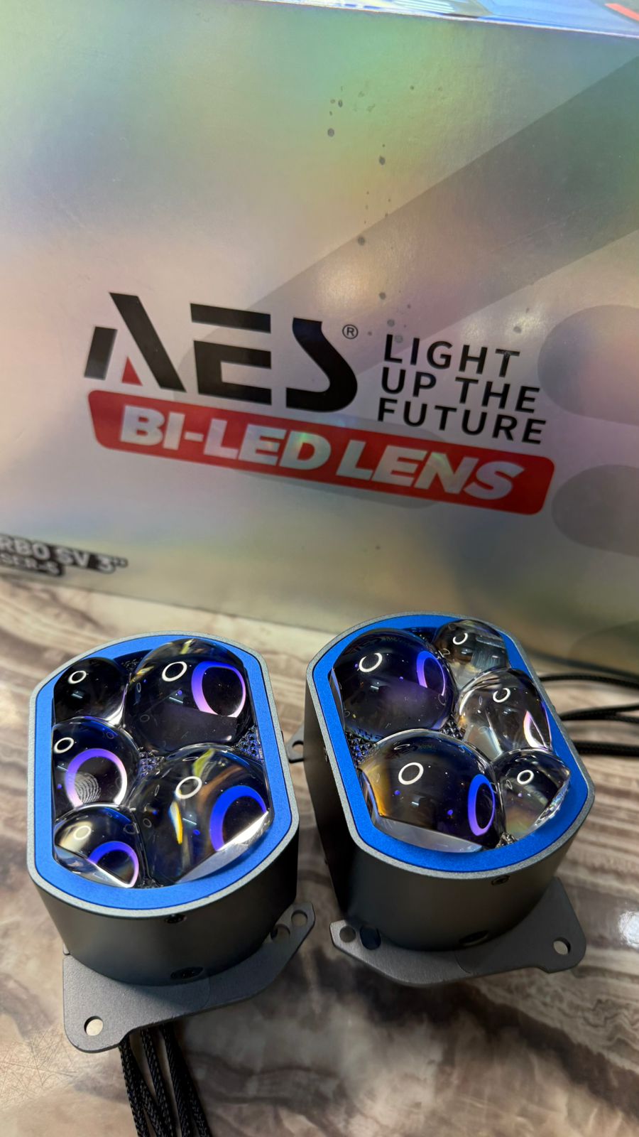 AES BI-LED Projector Lens 3 Inch Turbo SV Laser-5 -1 year warrenty