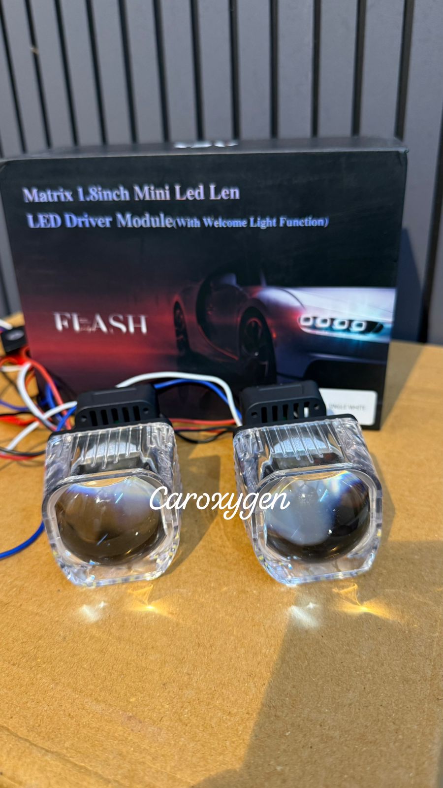 Matrix 1.8 Inch Mini LED Lens DRL Light with Welcome Function | Single White DRL | Car Headlight Projector Module