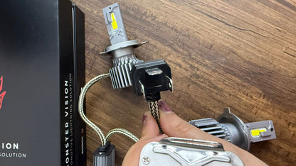 Original Monster Vision LED Bulbs (180 Watts) With CanBUS Decorder (2YEAR WARRENTY)