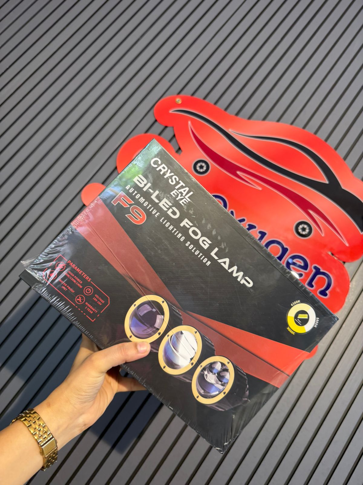 CRYSTAL EYE F9 Bi-LED Fog Lamp – High Power Automotive Lighting Solution -1 year Warranty (120 watt 140 watt and 130 Watt)