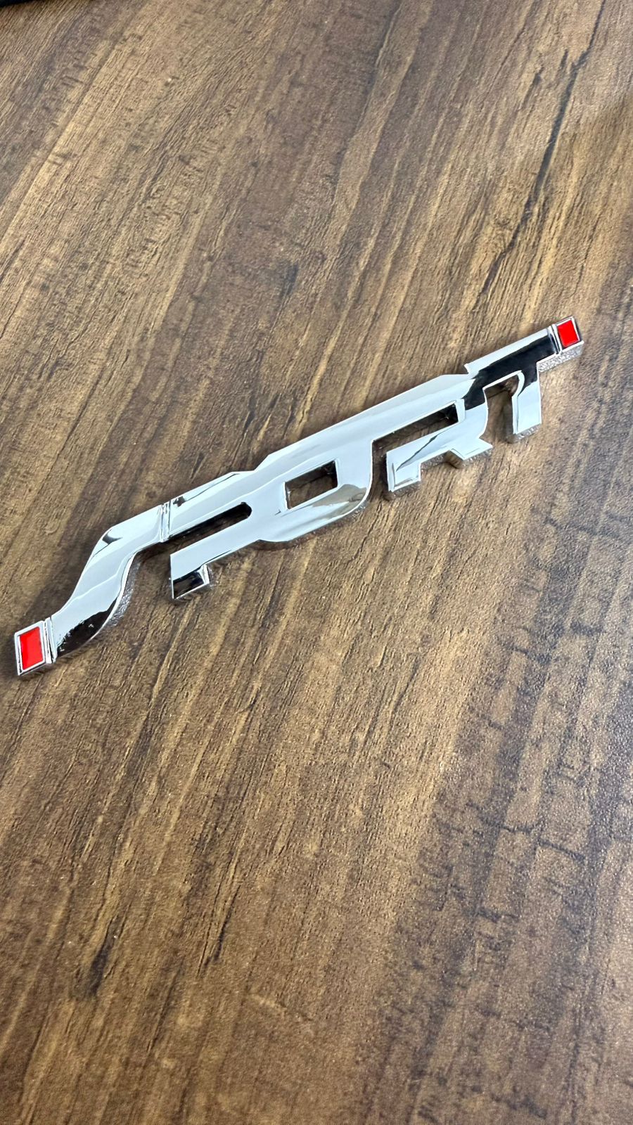 Car Oxygen - Sport Logo Sticker for All Cars, Metal (Red)