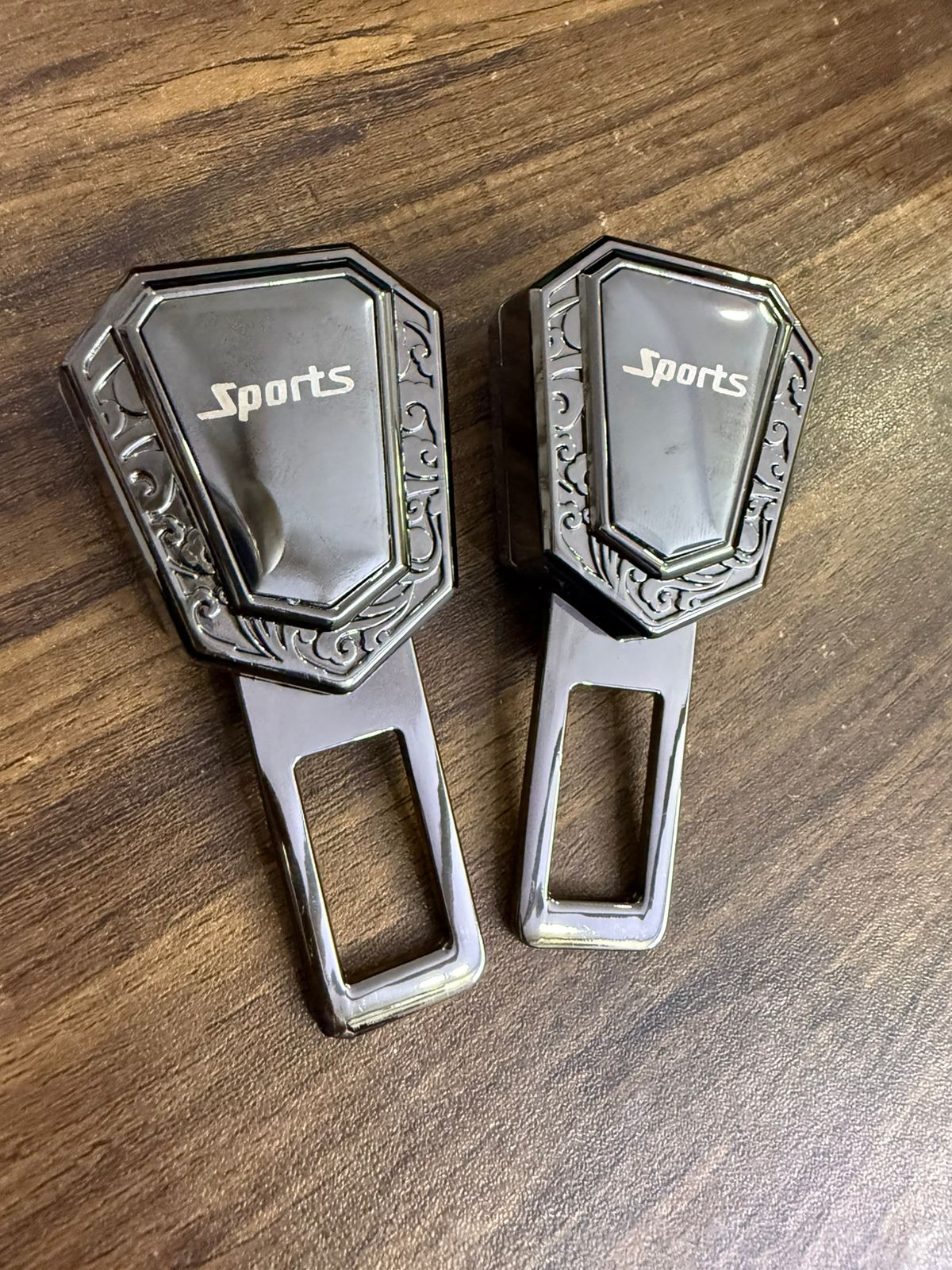 Caroxygen (2in1) Seat Belt Alarm Stopper Buckle & Holder (Pack of 2 )