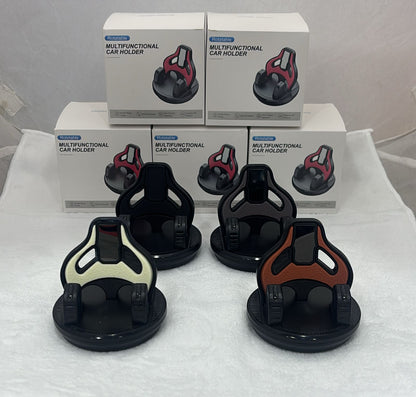 Rotatable Multifunctional Car Mobile Holder | 360° Adjustable Dashboard Phone Stand | Universal Smartphone Mount for Car Size-79x79x72mm