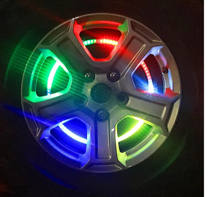 RGB Spare Tire Wheel LED Brake Light Rear Light For Wrangler
