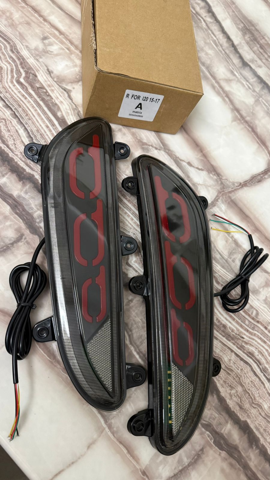 LED Rear Bumper Reflector Light for Hyundai i20 (2015-2017)