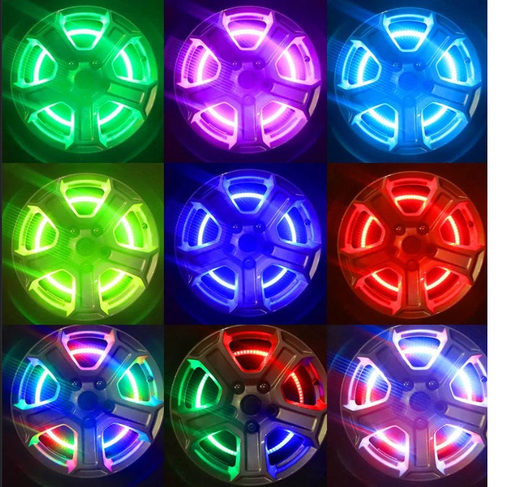 RGB Spare Tire Wheel LED Brake Light Rear Light For Wrangler