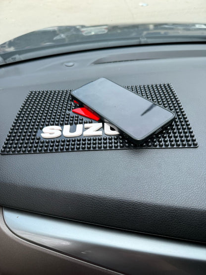 Brand: CarOxygen  Car Dashboard Mat Anti-Slip Gel/Car Non-Slip Dashboard Dotted Silicon Mat Big Size, Non-Slip Pad for All Cars & Mat Every Cell Phone, Sunglasses, Keys (Suzuki)