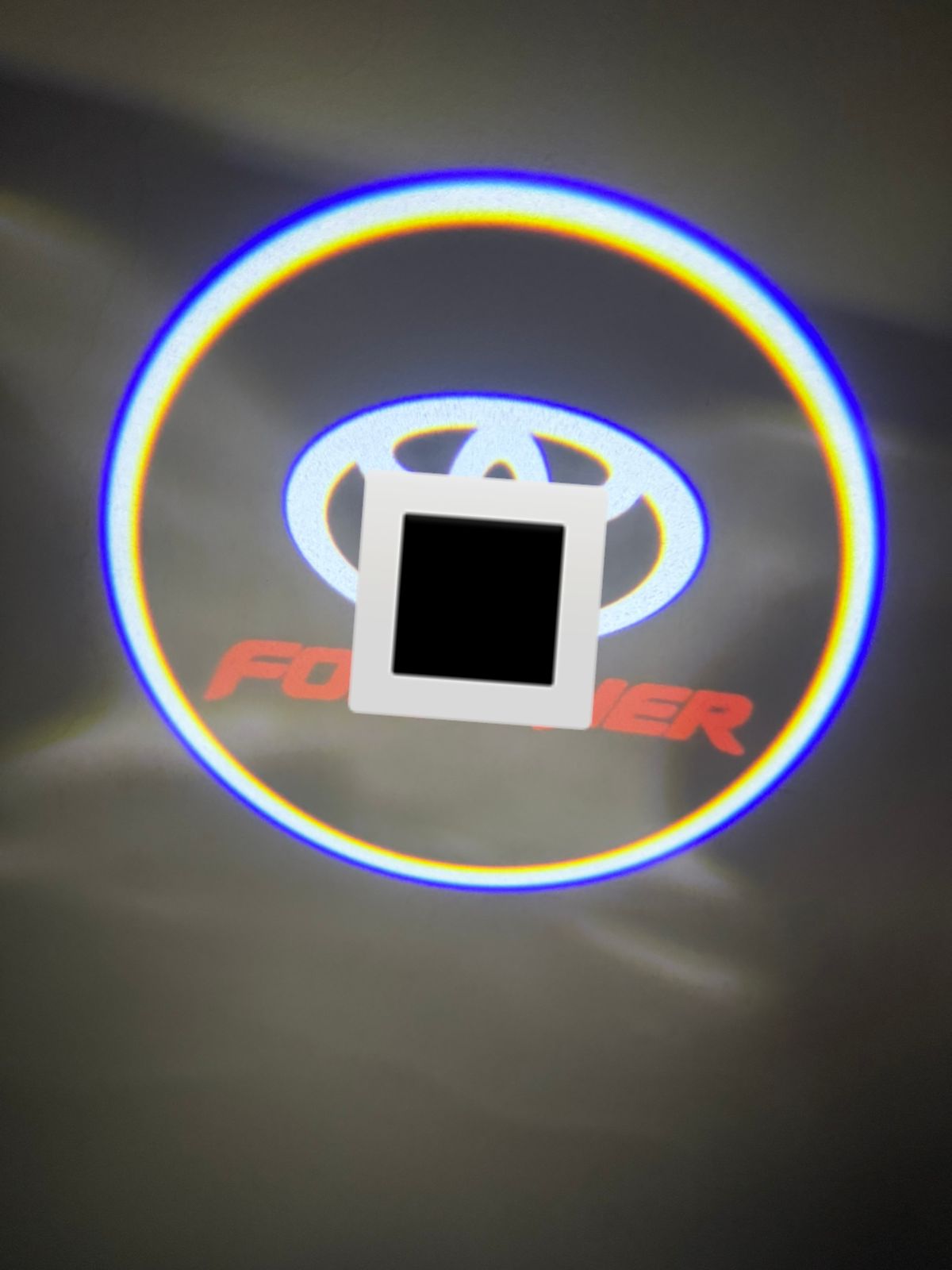Car door led lighting entry plug and play ghost shadow light projector/welcome lamp logo for toyota fortuner new 2 pieces