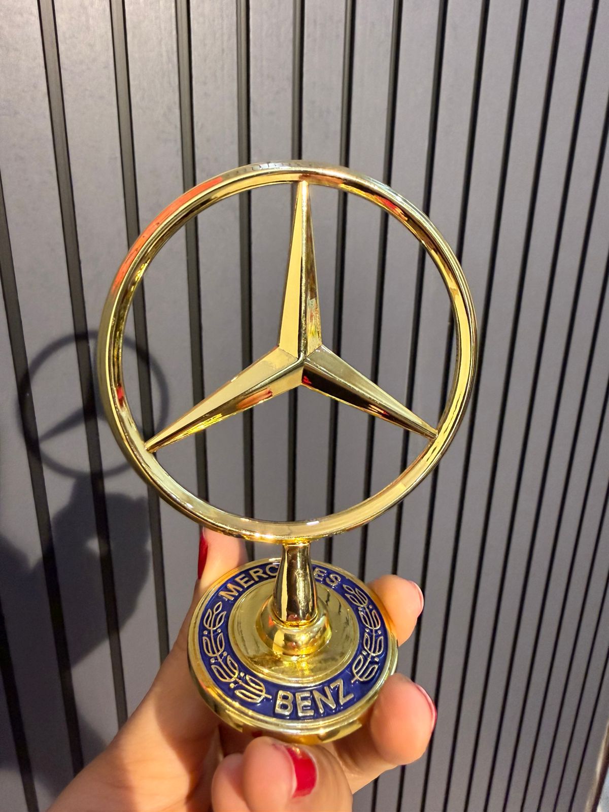 3D chrome Zinc alloy cover with standard hood, modified front logo for Mercedes Benz