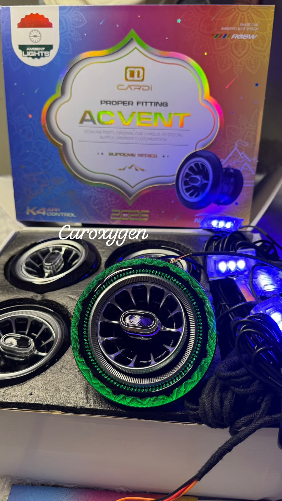CARDI K4 ACVENT Ambient Light 8IN1 for New Mahindra Thar. (NEW EDITION 2025 MODEL)-(1 Year Warranty)