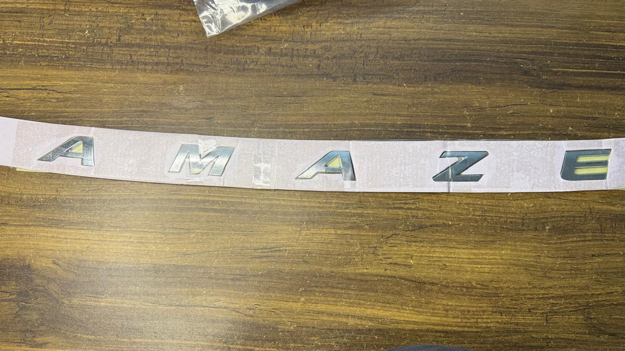 Caroxygen 3D Chrome Logo Badge Letter Emblem Sticker