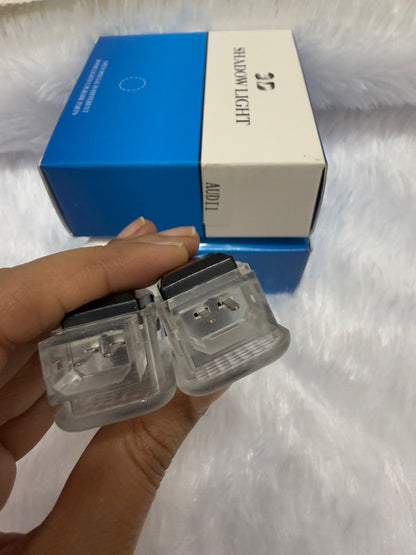 2pcs Led Light Door Projector Welcome Logo Kit For Audi S4 S6 R8 S5 A4 A5 A6 Q7