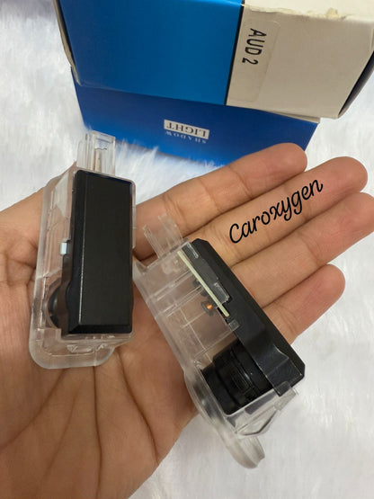 2pcs Led Light Door Projector Welcome Logo Kit For Audi S4 S6 R8 S5 A4 A5 A6 Q7