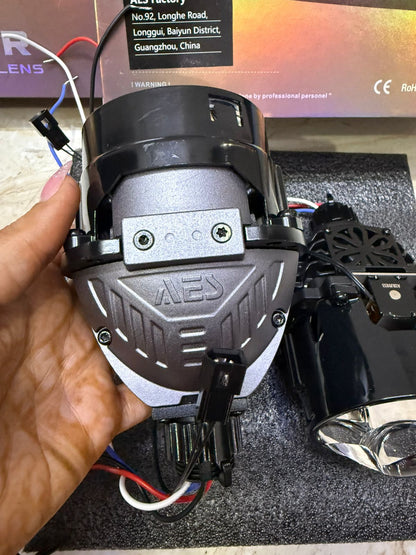 AES Turbo TIR 2.5 inch Bi-Led Headlamp Projector Lens