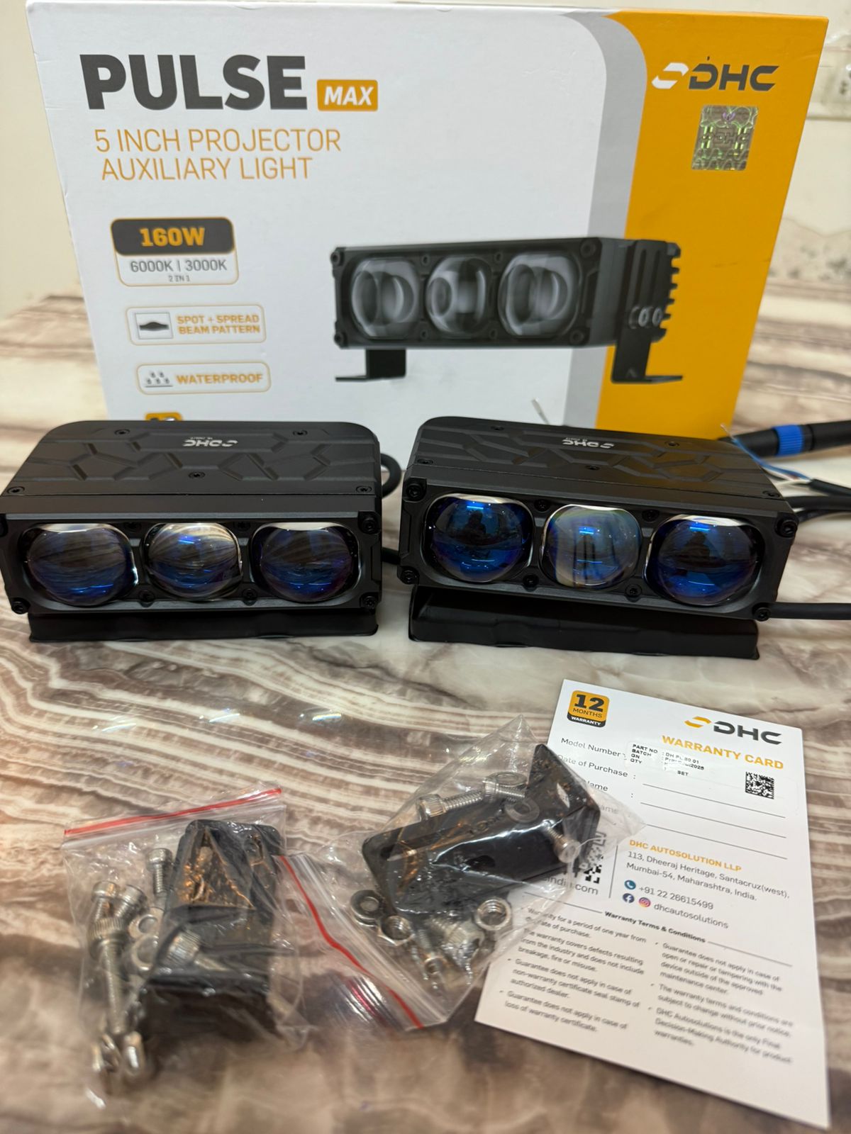 DHC Pulse Max 5 Inch Projector Auxiliary Light 160 watt -1 Year Waranty