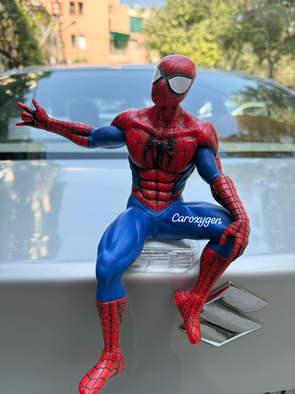 25 cm- Marvel Anime Car Roof Decoration for Kids Spider Man Butter Face Pieces Play Handsome Tool Magic Toy Christmas Gift (Red Spiderman) Brand: Ride2joy