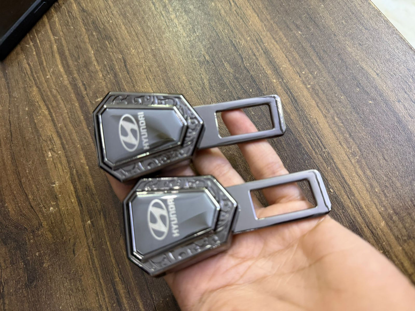 Caroxygen (2in1) Seat Belt Alarm Stopper Buckle & Holder (Pack of 2 )