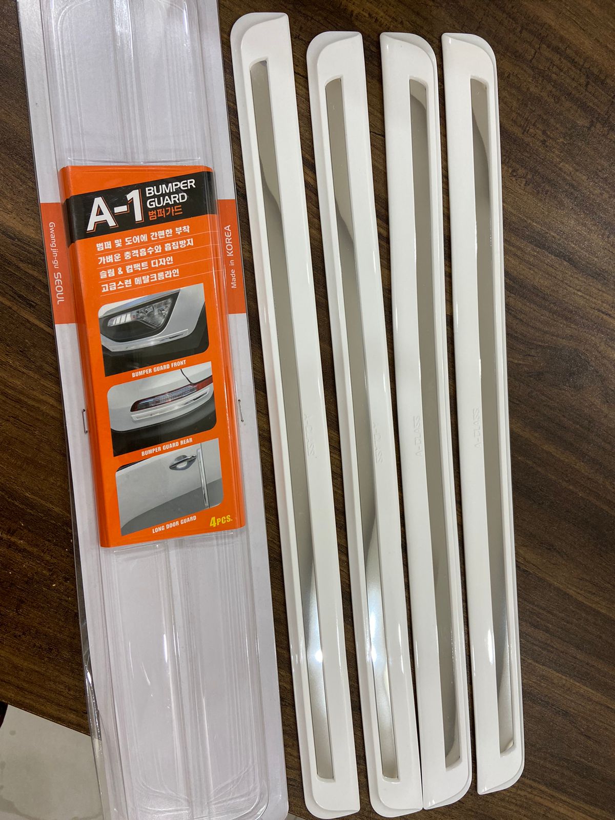 Autozone Bumper Guard  A-Class ( Made in Korea) Black And White