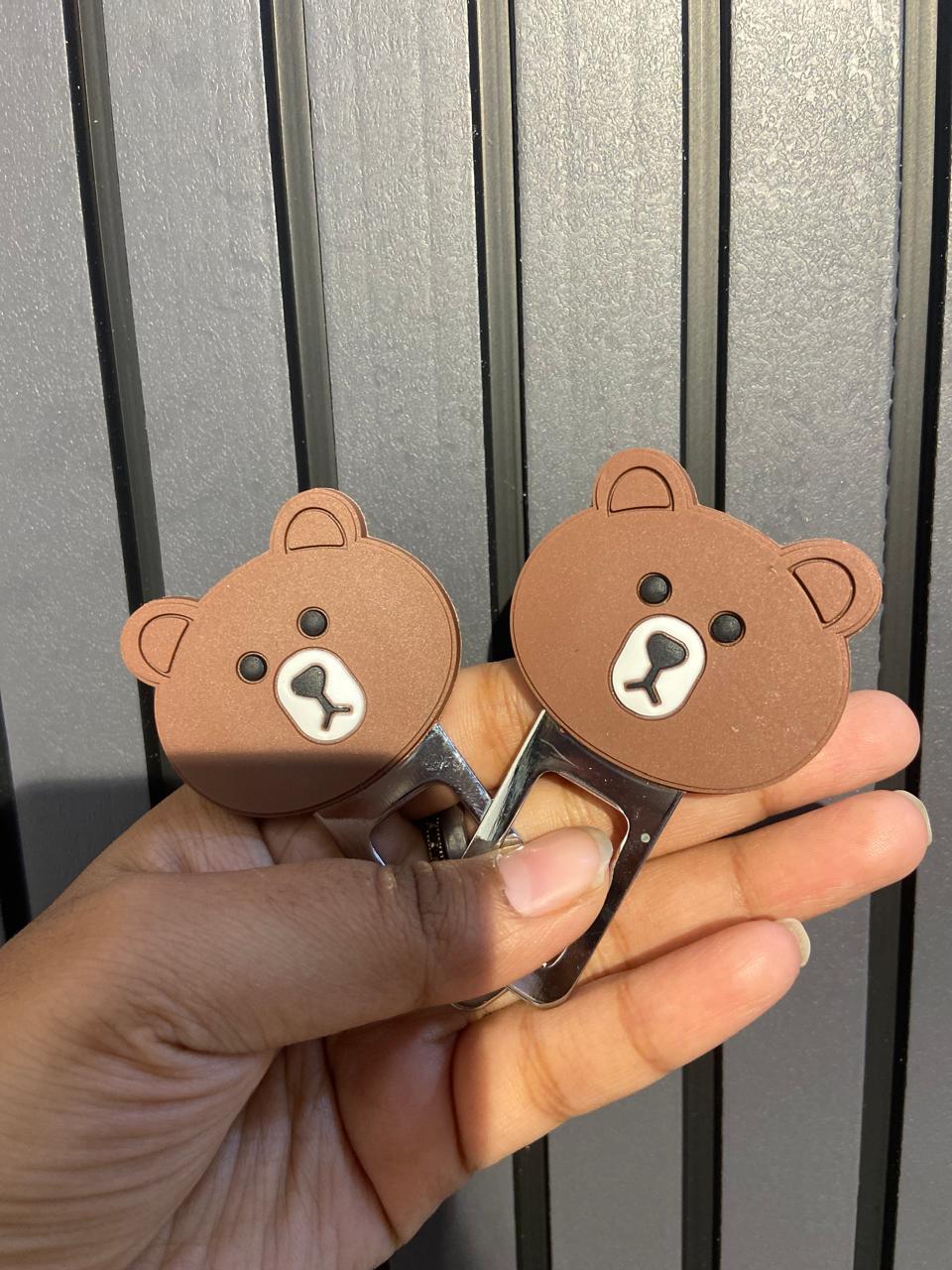 CarOxygen Aluminum Alloy Car Seat Belt Clip Buckle and Safety Alarm Stopper for All Car ) - 2 Pieces